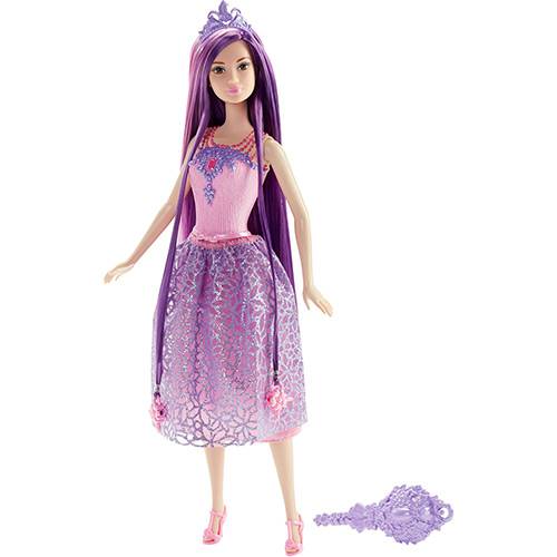 Barbie Princesa Cabelos Longos Roxo - Mattel