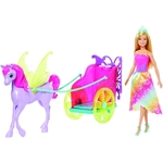 Barbie Princesa Com Carruagem, Gjk53, Mattel