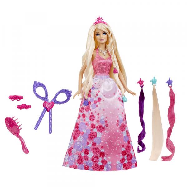 Barbie Princesa Penteado Mágico - Mattel