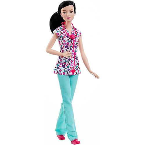 Barbie Profissões Enfermeira Morena - Mattel