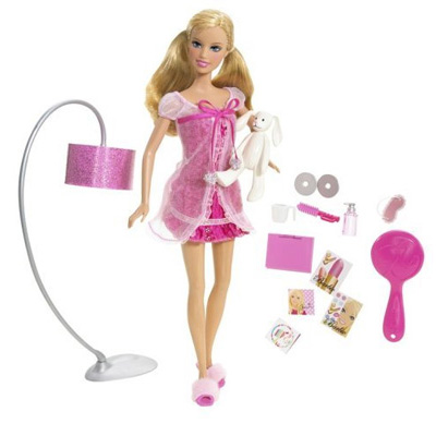 Barbie Real - Barbie Dia Pink - Abajour - Mattel - Barbie