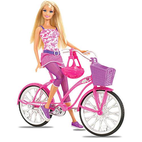 Barbie Com Bicicleta Ftv96 - Mattel