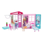 Barbie Real Casa Com Boneca Mattel