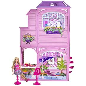 Barbie Real Mattel Casa com Boneca 2012 - W7236