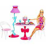Tudo sobre 'Barbie Real Móvel com Boneca - Mesa de Jantar'