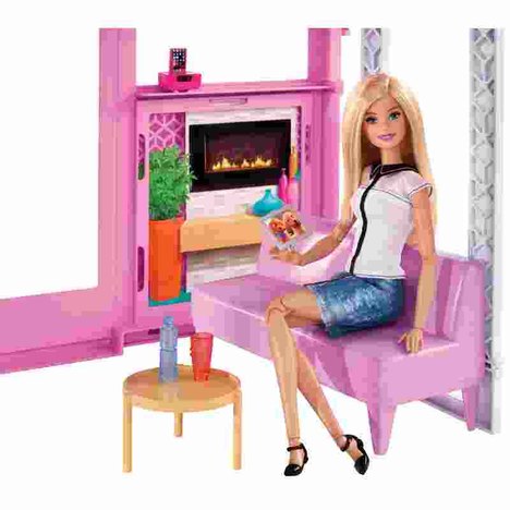 Barbie Real Super Casa 3 Andares Dly32 Mattel