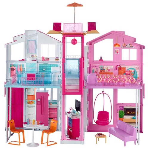 Barbie Real - Super Casa 3 Andares - MATTEL