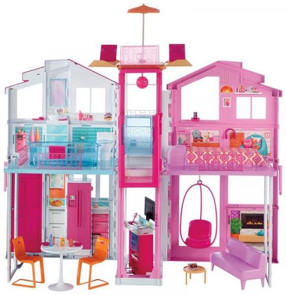 Barbie Real Super Casa 3 Andares - Mattel