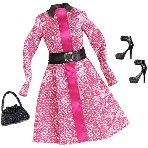 Tudo sobre 'Barbie Roupas Fashion Trench Coat Pink - Mattel'