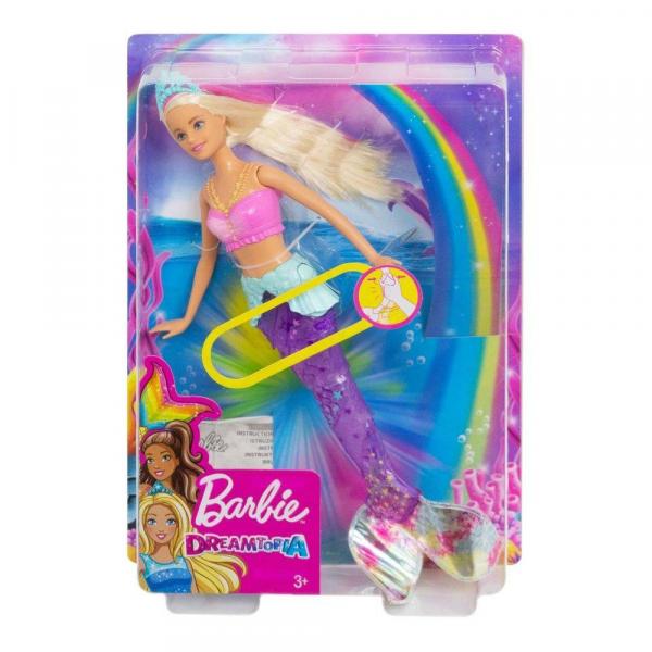 Barbie - Sereia com Luzes de Arco-Íris - Mattel GFL82