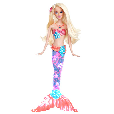 Barbie Sereia com Luzes Loira - Mattel - Barbie