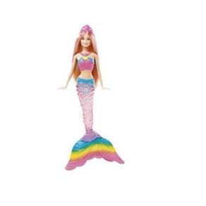Barbie Sereia Luzes ARCO IRIS Mattel DHC40