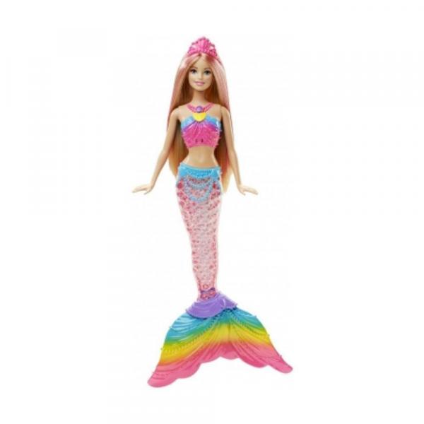 Barbie Sereia Luzes Arco-Íris - Mattel
