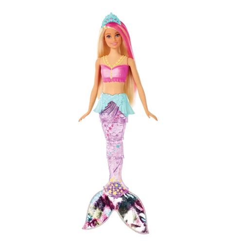 Tudo sobre 'Barbie Sereia Luzes do Arco-íris Mattel'