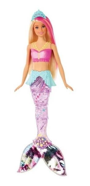 Barbie Sereia Luzes do Arco-íris Mattel