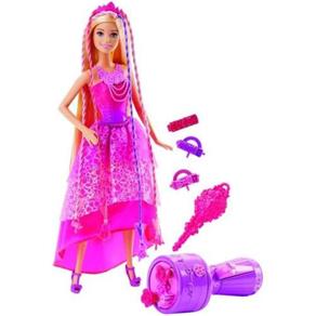 Barbie Tranças Mágicas Reino dos Penteados Mágicos - Mattel