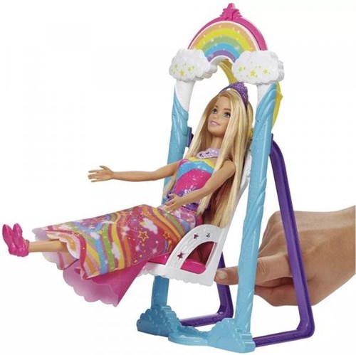 Barbie Trono de Arco Íris - Mattel