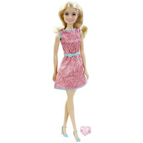 Barbie Vestido Rosa com Anel - Mattel