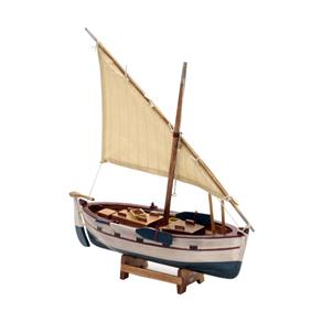 Barco Pesqueiro de Madeira Decorativo
