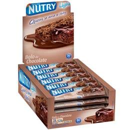Barra Cereal Nutry Light Bolo Chocolate com 24 Unidades