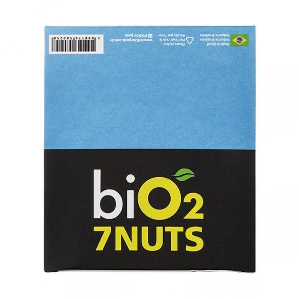 Barra de Castanhas e Frutas BiO2 7 Nuts Coco 25g X 12 - BiO2