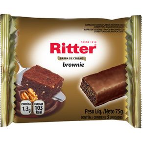 Tudo sobre 'Barra de Cereais Ritter Brownie 75g'