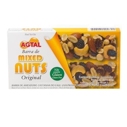 Barra de Cereal - Mixed Nuts Original 12 Unidades - Agtal
