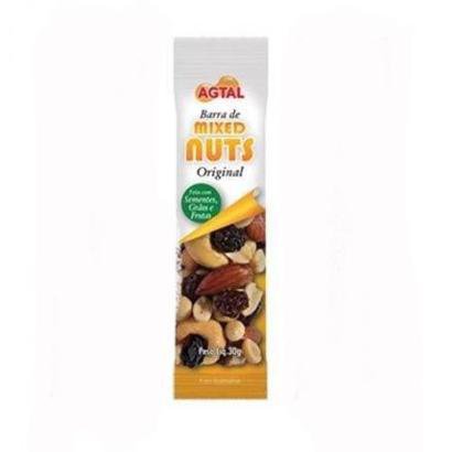Barra de Cereal Mixed Nuts Original 1 Unidades Agtal
