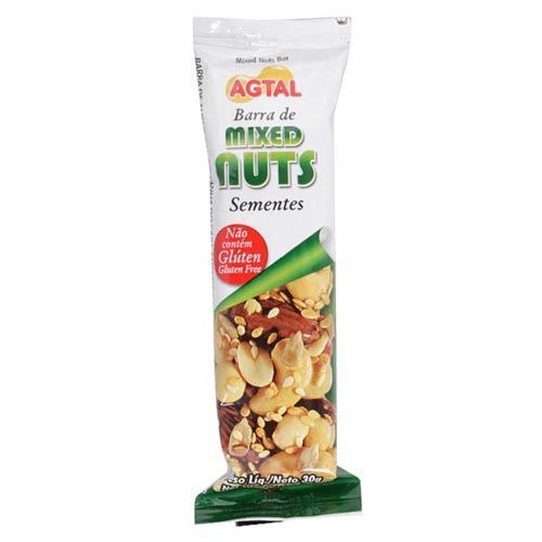 Barra de Cereal - Mixed Nuts Semente 1 Unidades - Agtal