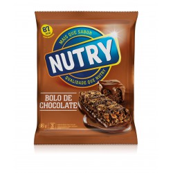 Barra de Cereal Nutry Bolo de Chocolate C/ 3 Unidades