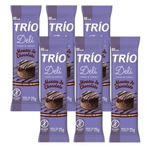 Barra de Cereal Trio com 6 Unid Mousse de Chocolate
