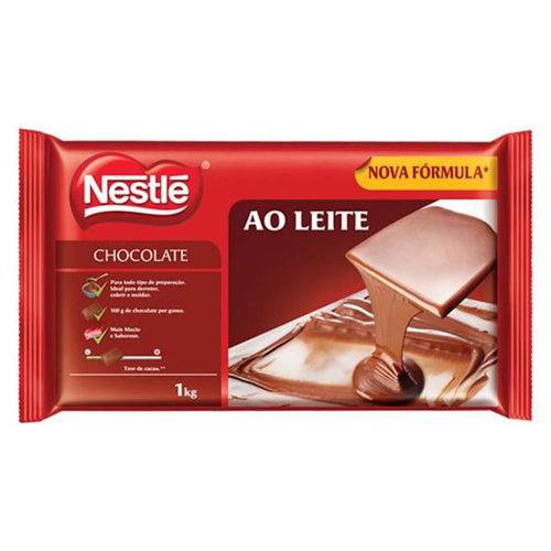Barra de Chocolate ao Leite 1kg - Nestlé