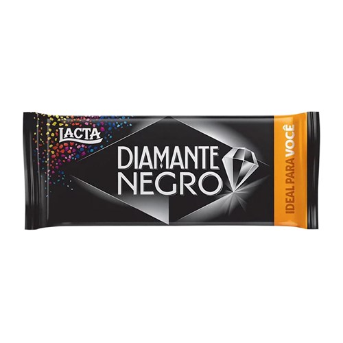 Barra de Chocolate ao Leite Diamante Negro 90G