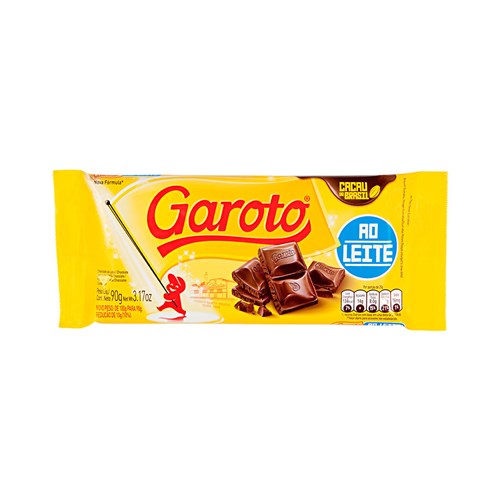 Barra de Chocolate ao Leite Garoto - 90G