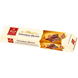 Tudo sobre 'Barra de Chocolate Chocobloc com Laranja Suíço Frey 100g'