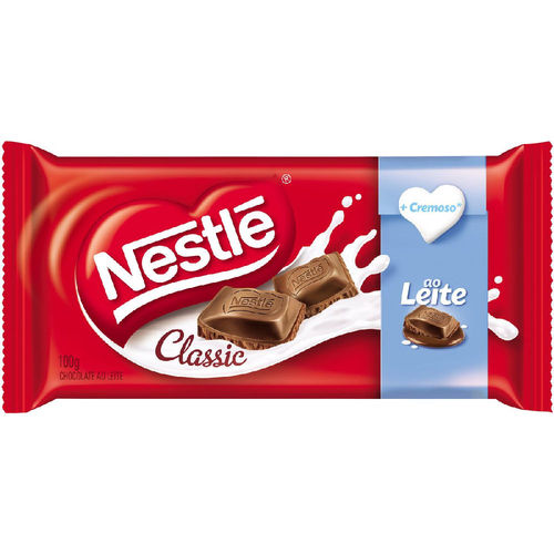 Barra de Chocolate Classic ao Leite Nestlé 100g