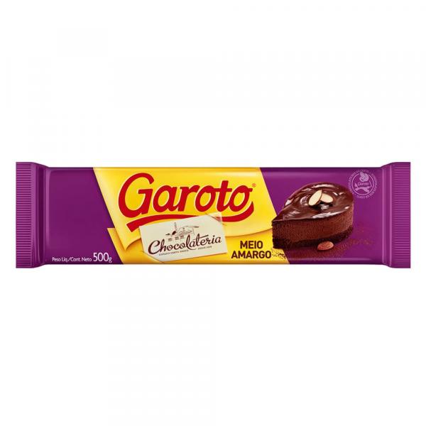 Barra de Chocolate Meio Amargo 500g - Garoto