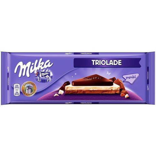 Tudo sobre 'Barra de Chocolate Milka Triolade 280g'