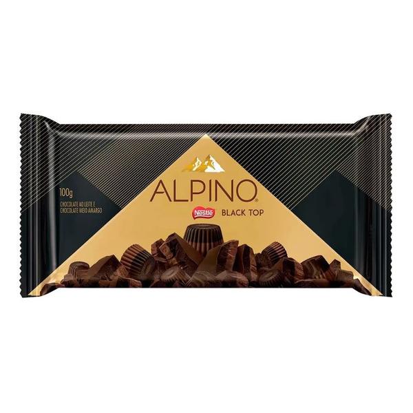 Barra de Chocolate Nestle Alpino Black Top 90gr