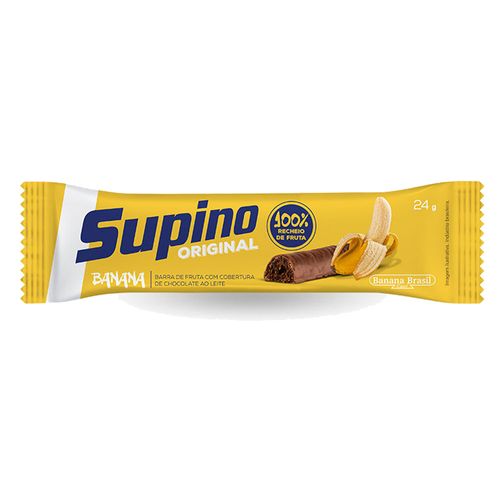 Tudo sobre 'Barra de Frutas Supino Original Banana ao Leite 24g'