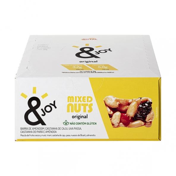 Barra Mixed Nuts Joy Original 30g X 12 - Agtal