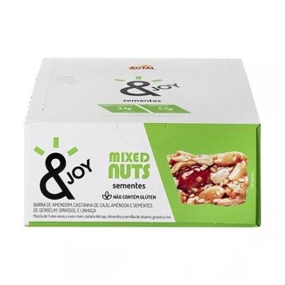 Barra Mixed Nuts Joy Sementes 30g X 12 - Agtal