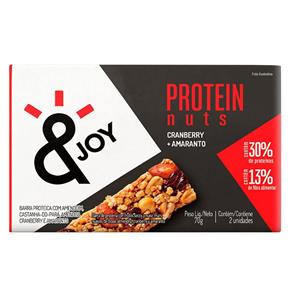 Barra Protein Nuts Cranberry/Amaranto C/2 - Agtal