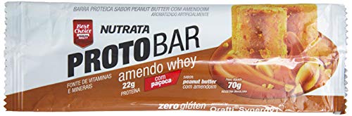 Barra Proto Bar - 1 Unidade de 70g Peanut Butter com Amendoim - Nutrata, Nutrata