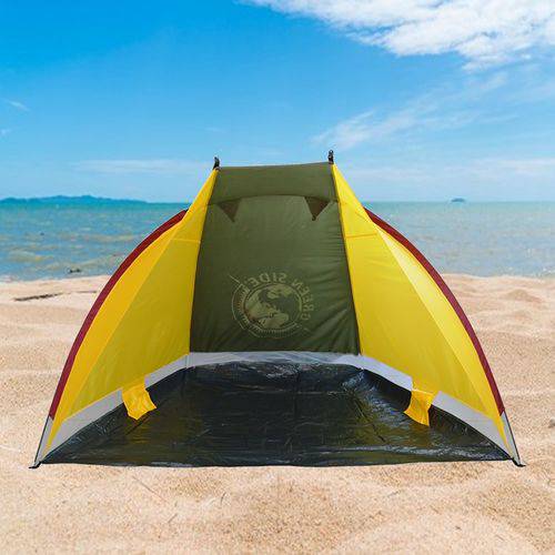 Tudo sobre 'Barraca Beach Tent Abrigo Proteção Sol Vento P/praia Camping CBR03617'