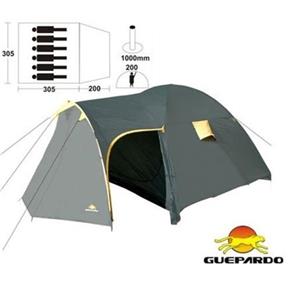 Barraca de Camping Guepardo Zeus para 6 Pessoas
