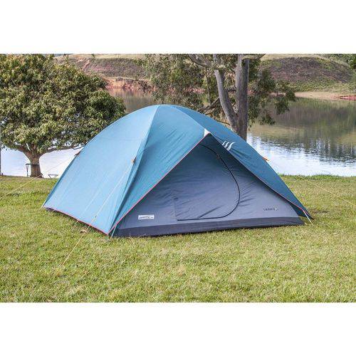 Barraca Ntk Cherokee Gt 8/9 Cinza e Azul com Mosquiteiro