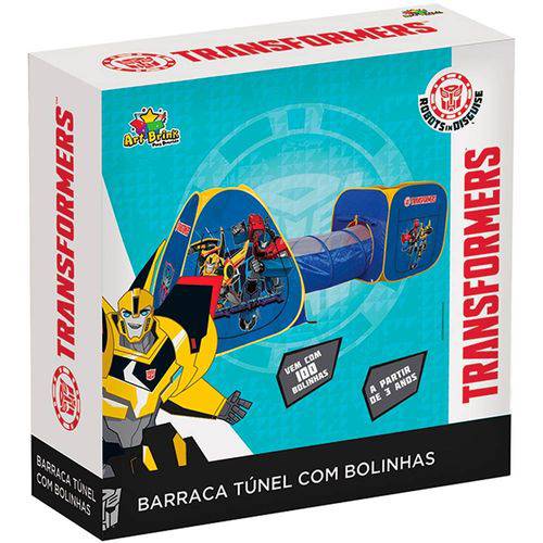 Tudo sobre 'Barraca Tunel C/100 Bolinhas Transformers'