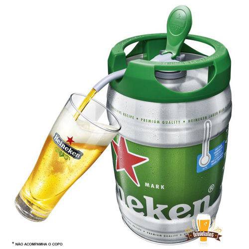 Barril Chopp Heineken 5 Litros