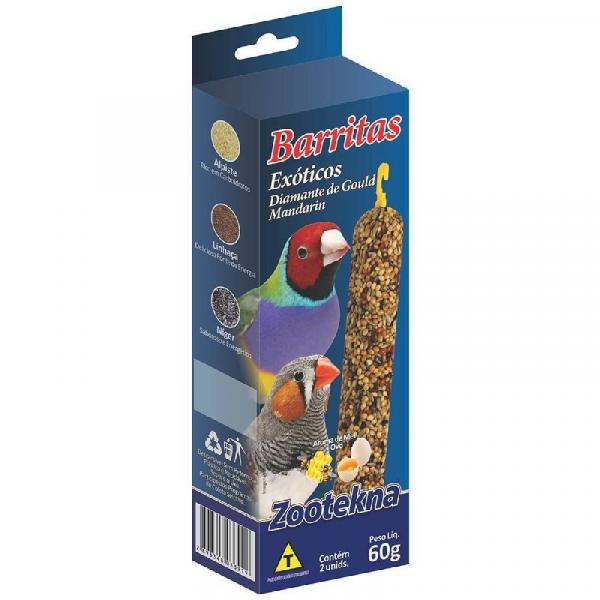 Barrita para Pássaros Exóticos Zootekna 60g